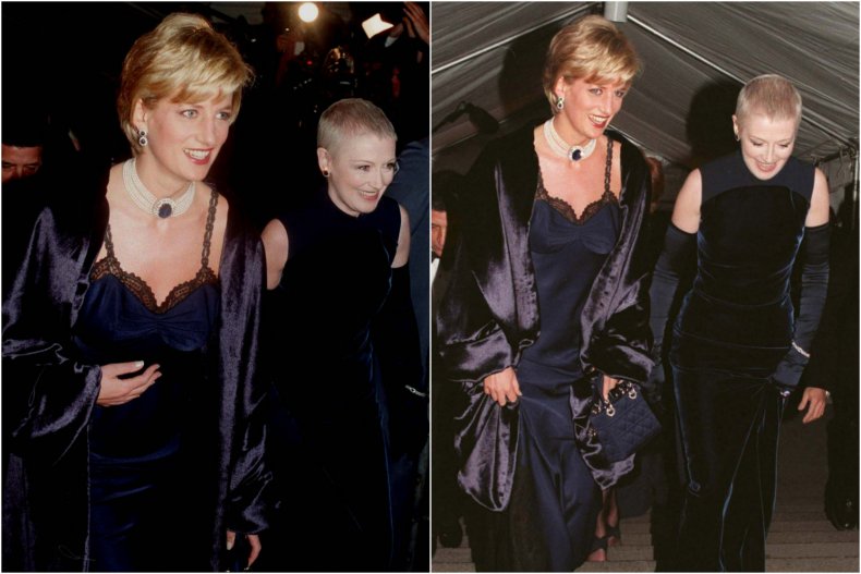 Diana's post-divorce gala dress was a lingerie-inspired Dior slip 3 Princess Diana Met Dior Gala Dress