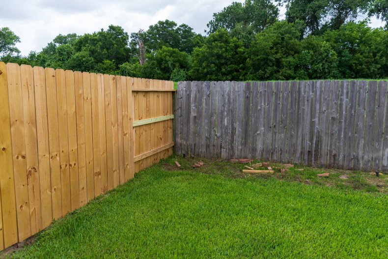 File photo of backyard fence.