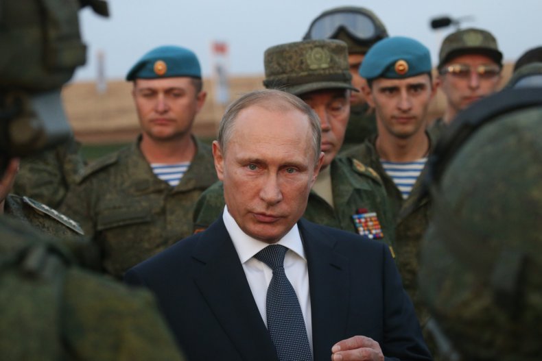 Russian military Vladimir Putin