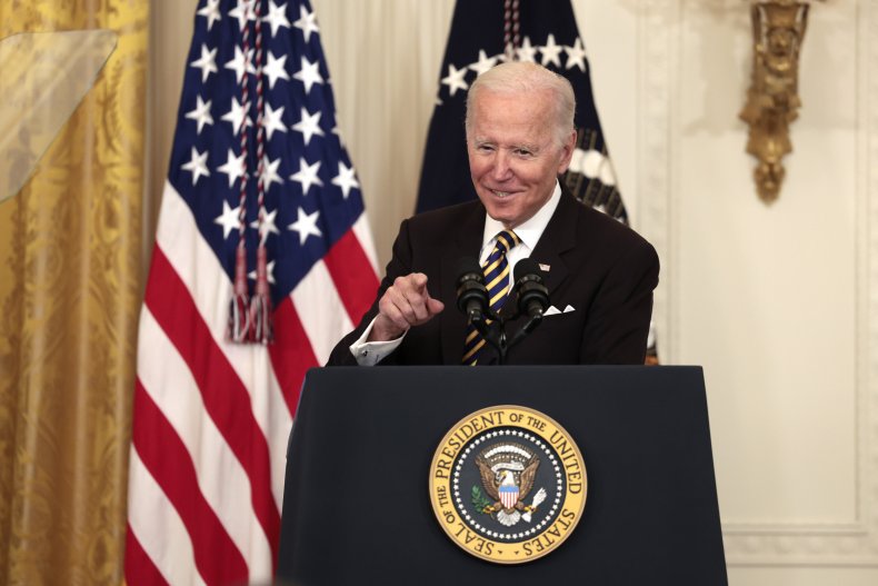 Biden Delivers Remarks in the East Room
