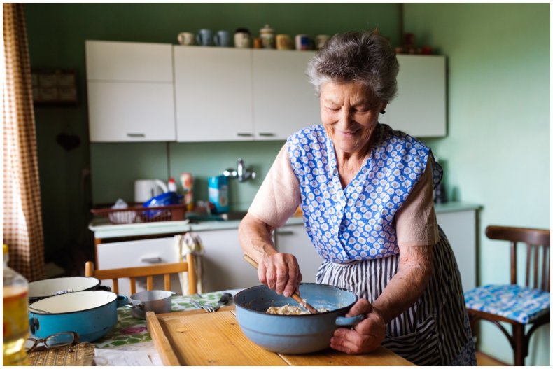 Stock image of grandmother