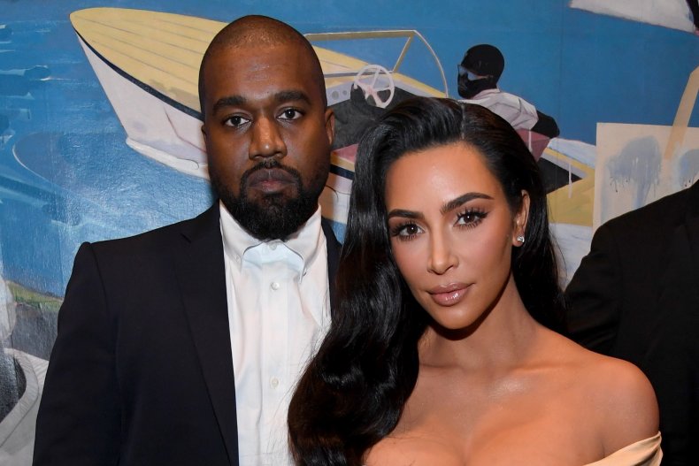 Kanye West and Kim Kardashian