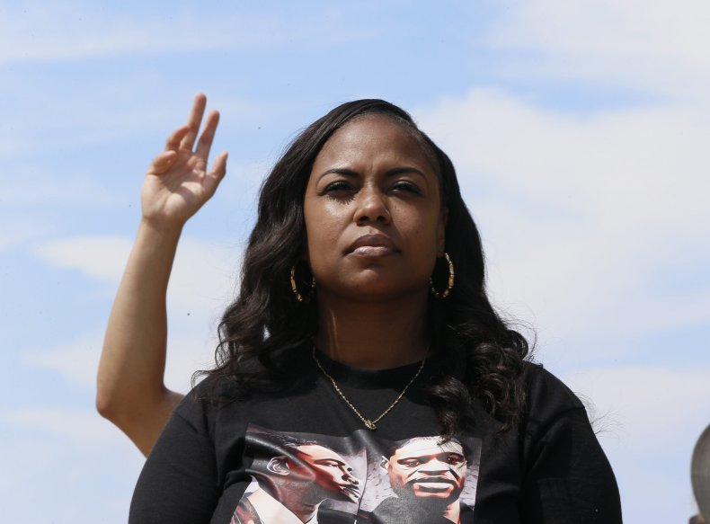 Lora King attends Black Lives Matter protest