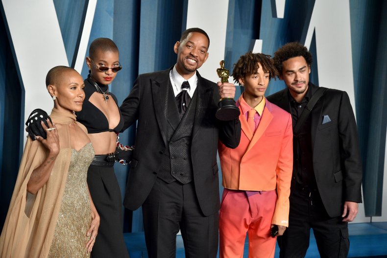 Will Smith and family