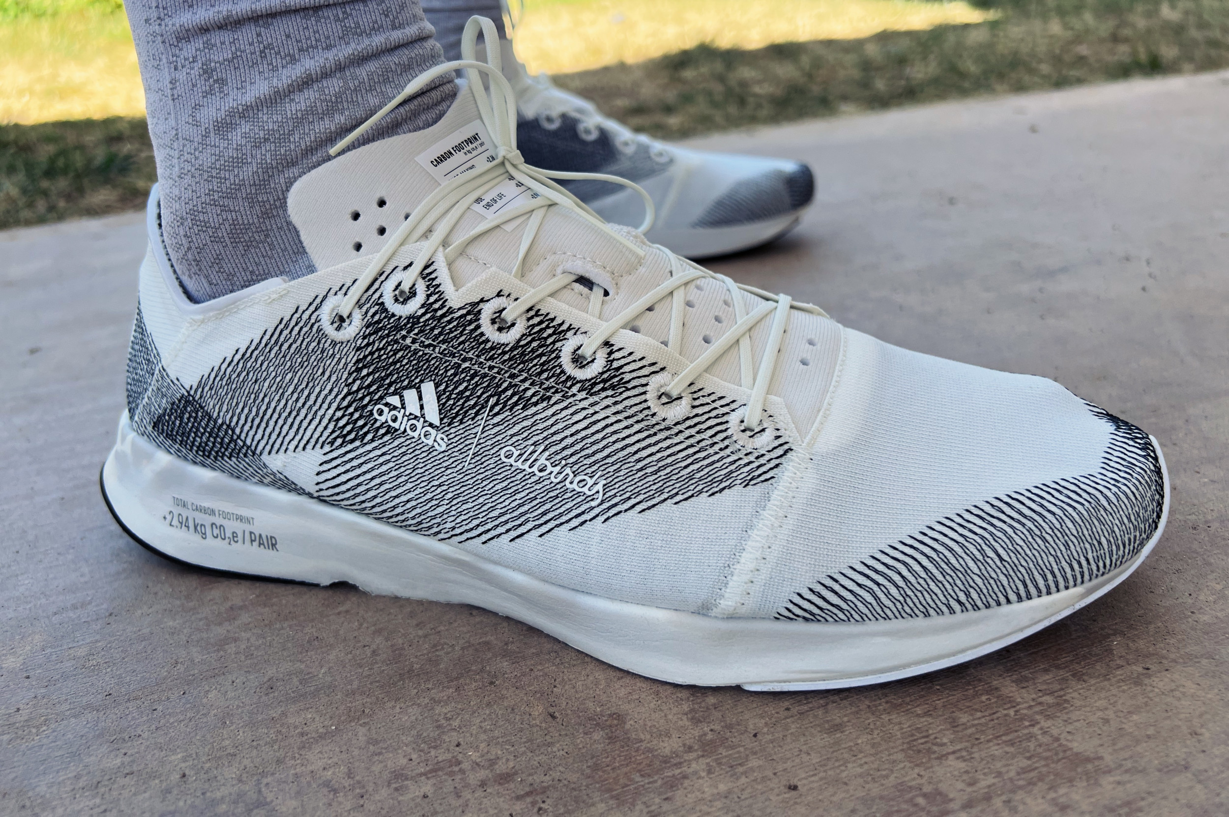 Review: Adidas Adizero x Allbirds 2.94 Kg CO2e Running Shoes