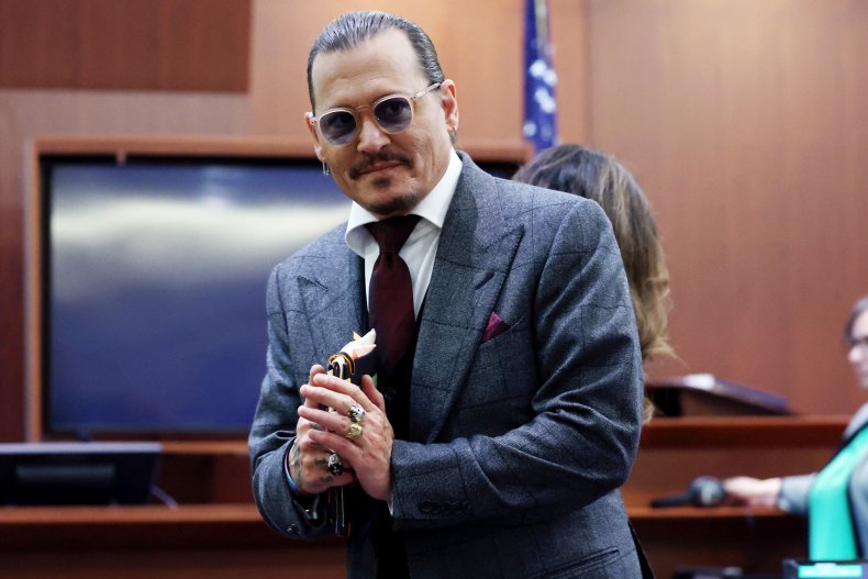 Depp in court