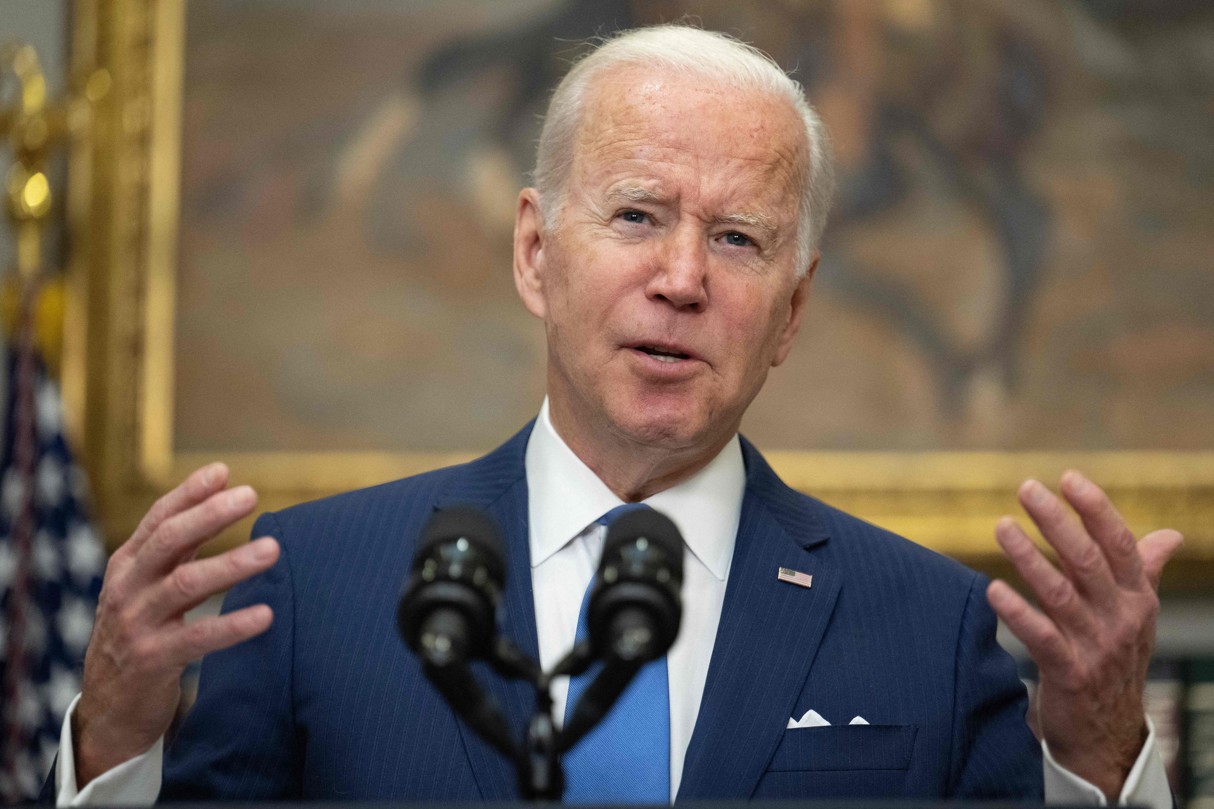 Biden Says Russia Threatening War With U.S. a Sign of Putin's 'Desperation'