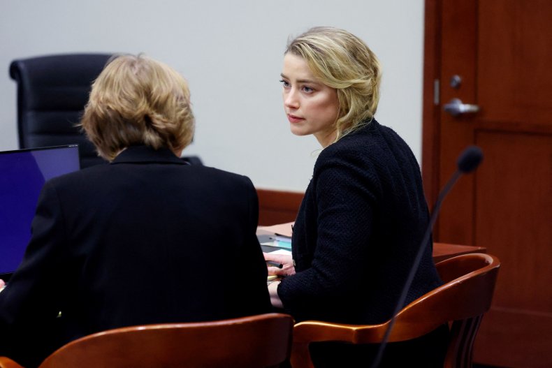 Amber Heard in the Courtroom
