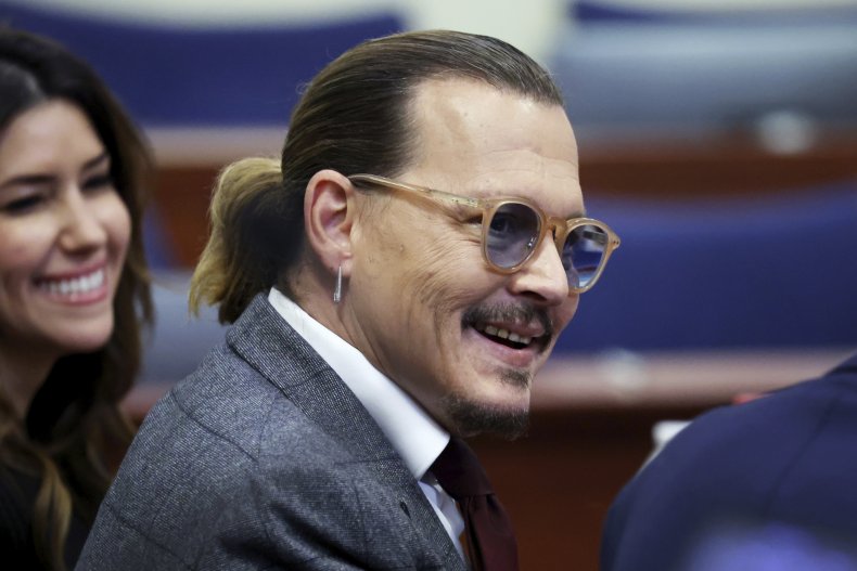Depp in court