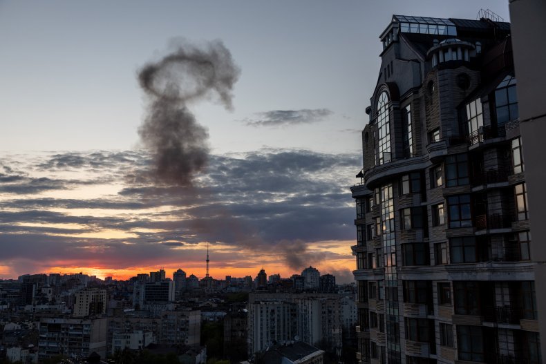 Missiles Hit Kyiv 