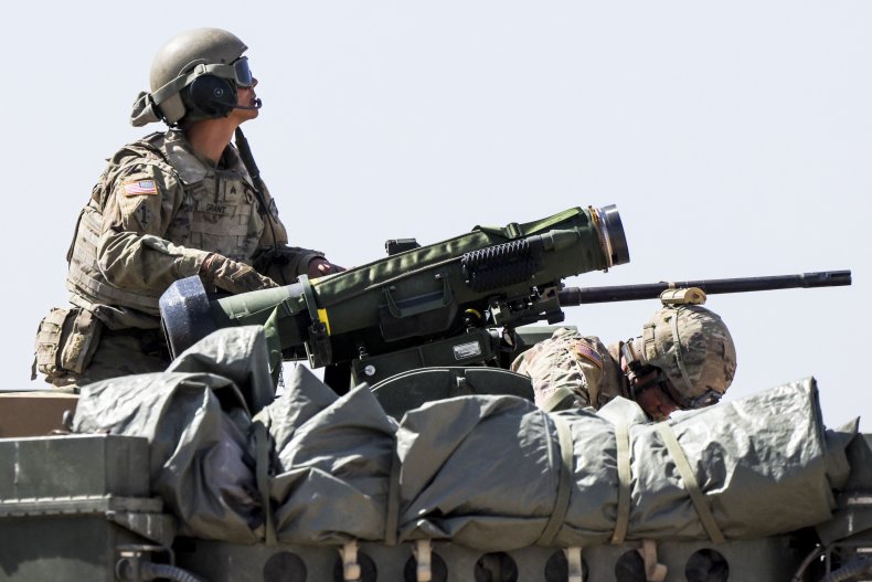 US troops train with Javelin in Colorado