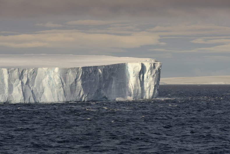 An iceberg in the Bransfield Strait, Antarctica