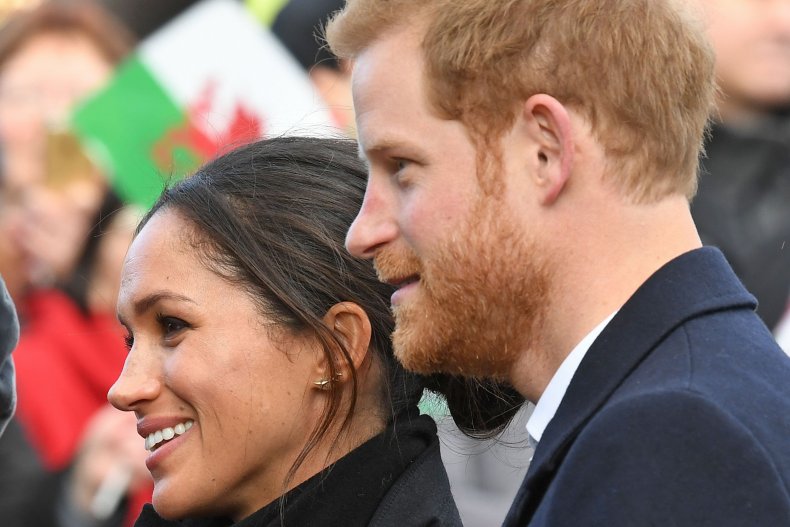 Meghan Markle and Prince Harry in Wales