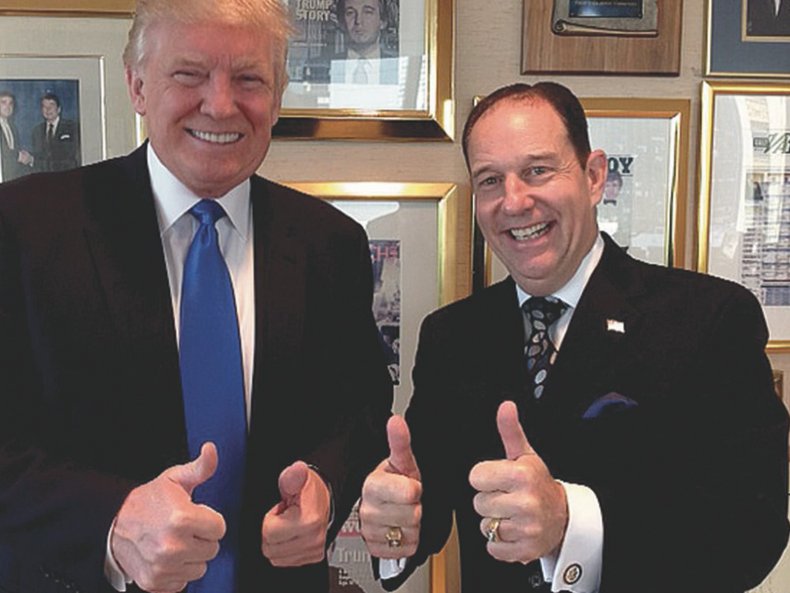 Donald Trump and Charlie Webster