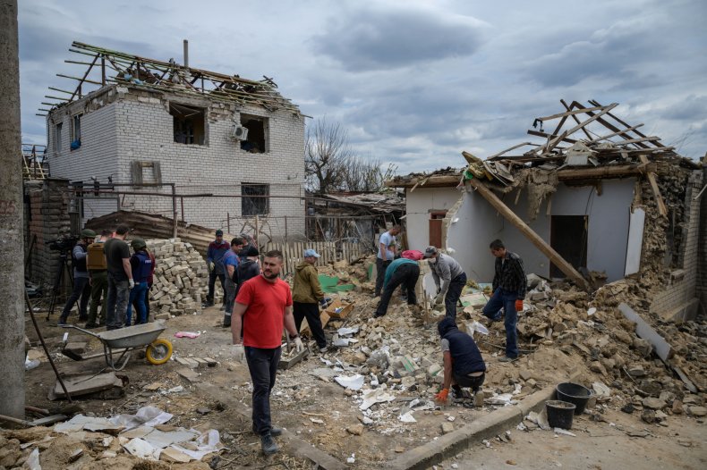 Shelling attacks in Zaporizhzhia