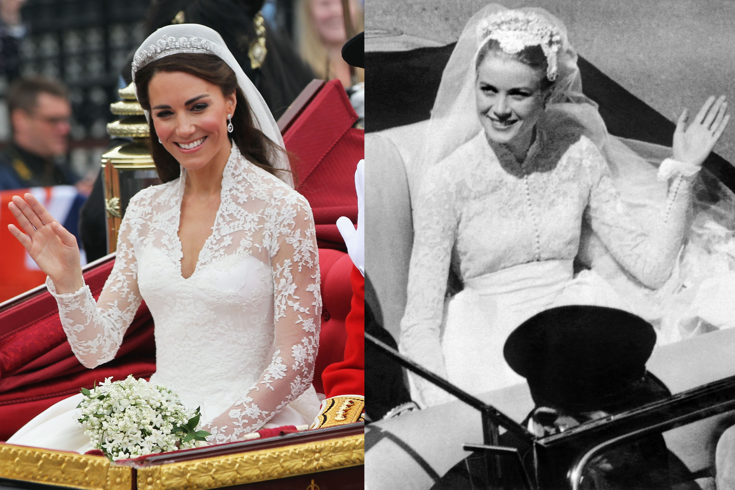How Kate Middleton's Wedding Dress Honored A Hollywood Royal Bride
