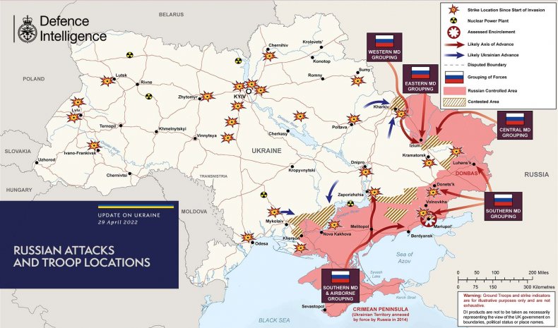 UK Ministry of Defence map