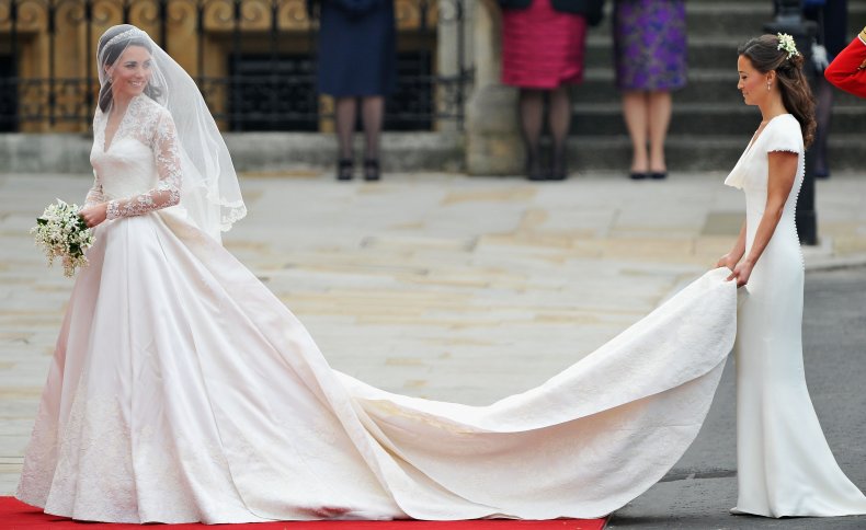 Kate Middleton Wedding Dress Train