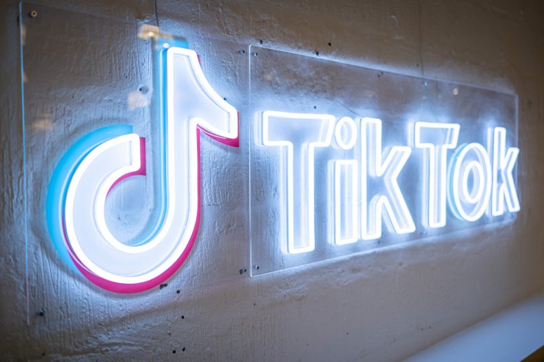 The TikTok logo 