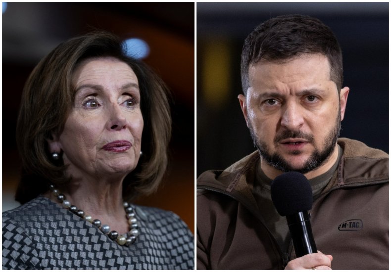 Pelosi Zelensky