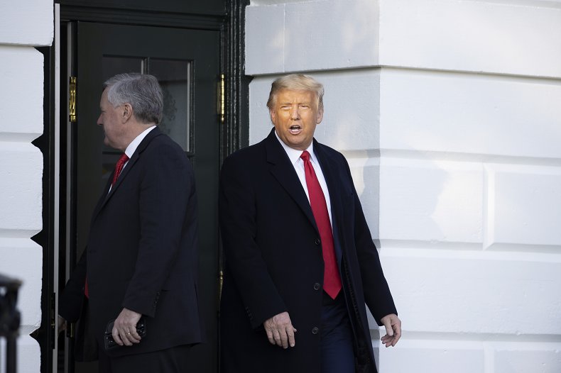 Mark Meadows and Donald Trump