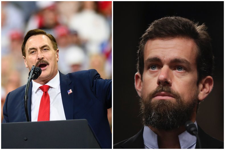 MIke Lindell Jack Dorsey