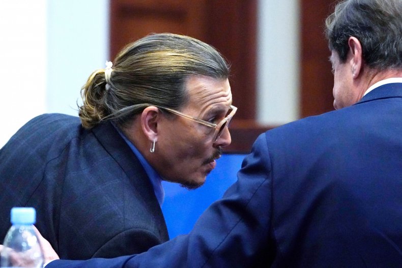 Depp and Counsel in Court