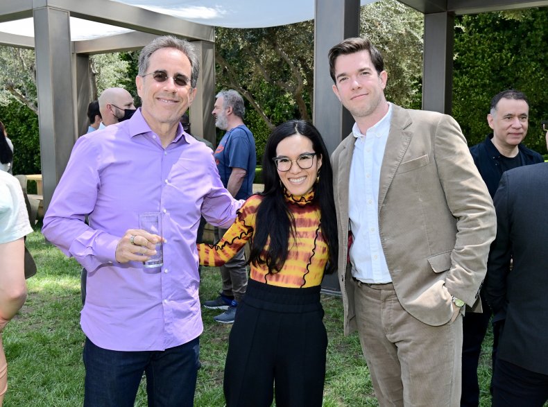 Jerry Seinfeld, Ali Wong, and John Mulaney