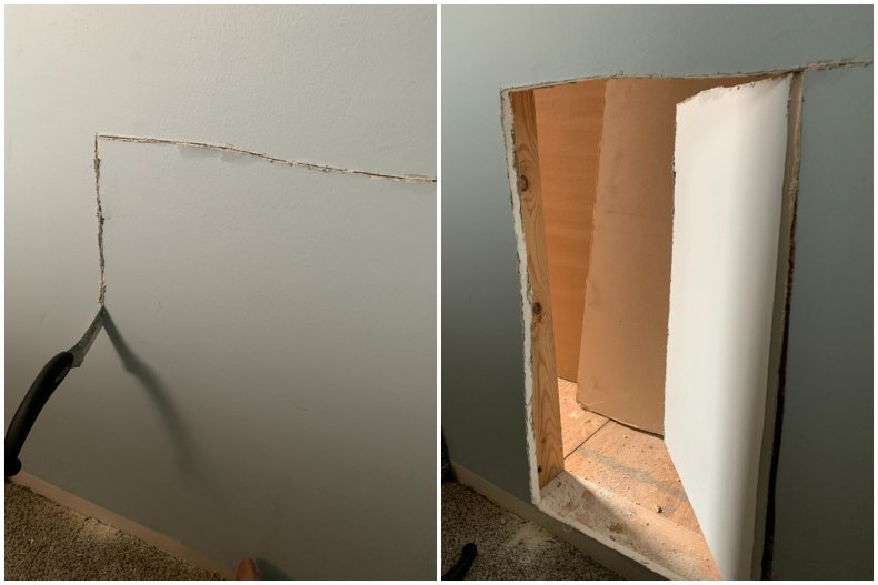 Photos of Tyler Clark's house.
