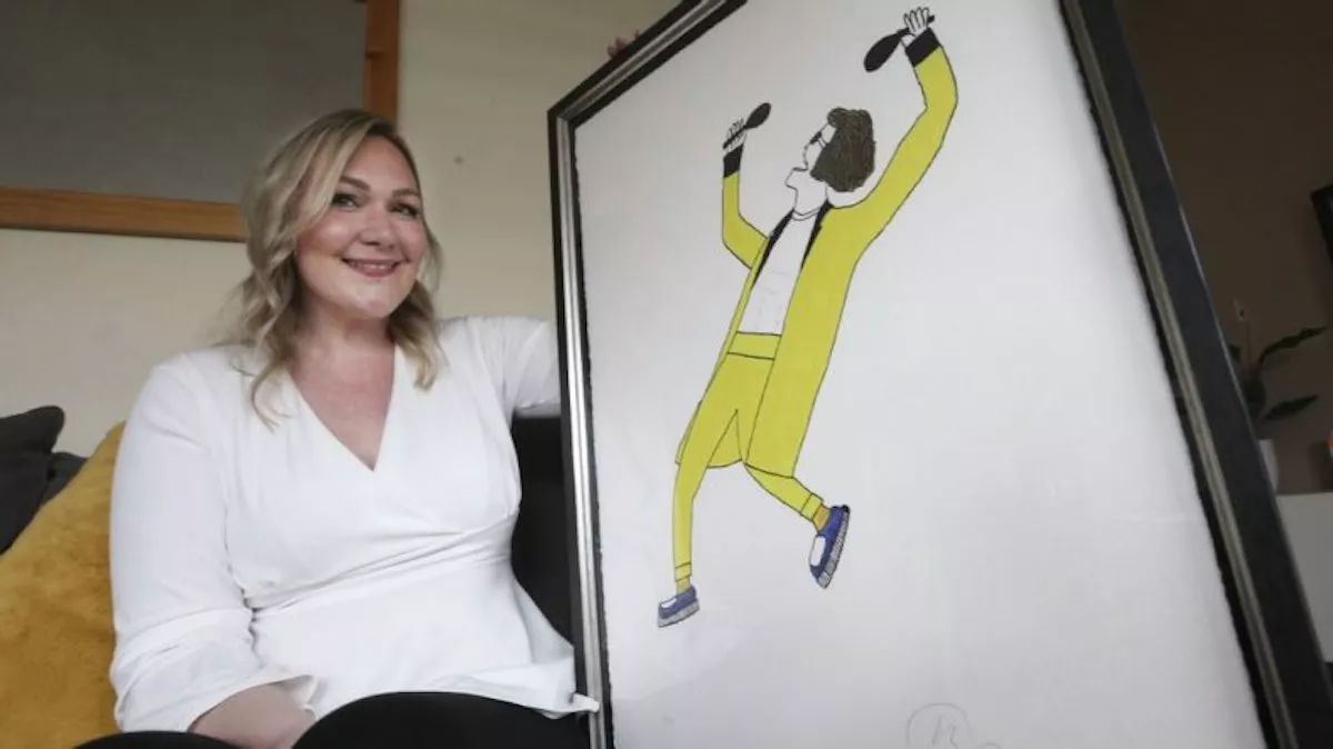 Woman Who Battled Cancer Five Times Gifted Painting By Sir Billy Connolly - Vimarsana News