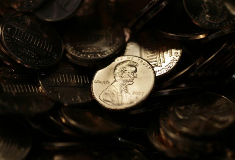 american penny coin money