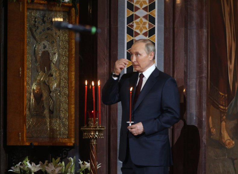 Putin "Miracle" Cross