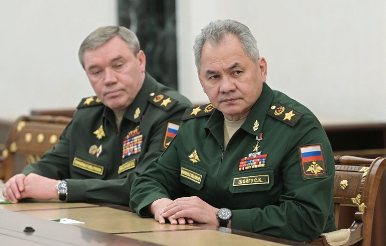 Valery Gerasimov Surveying Frontlines