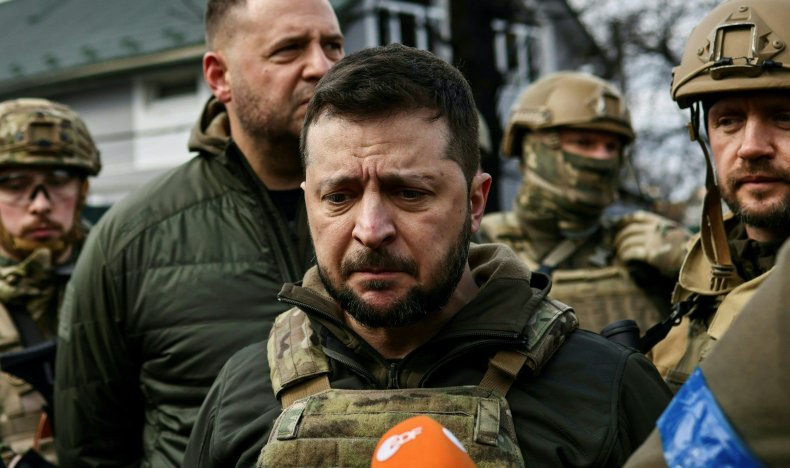 Ukraine Russia War Volodymyr Zelensky  Oleksandr Makhov