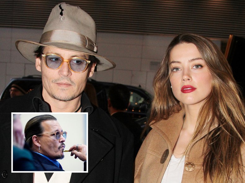 Johnny Depp And Amber Heard In Court