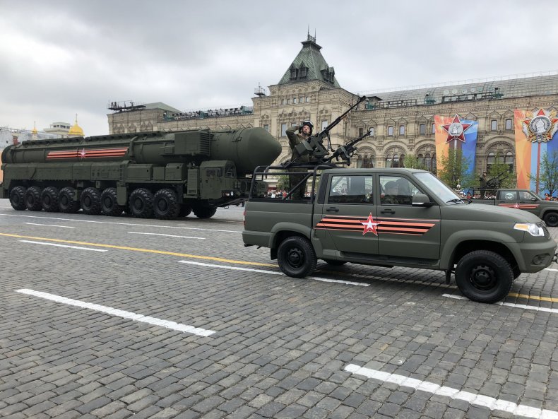 Nuclear missile in Red Square