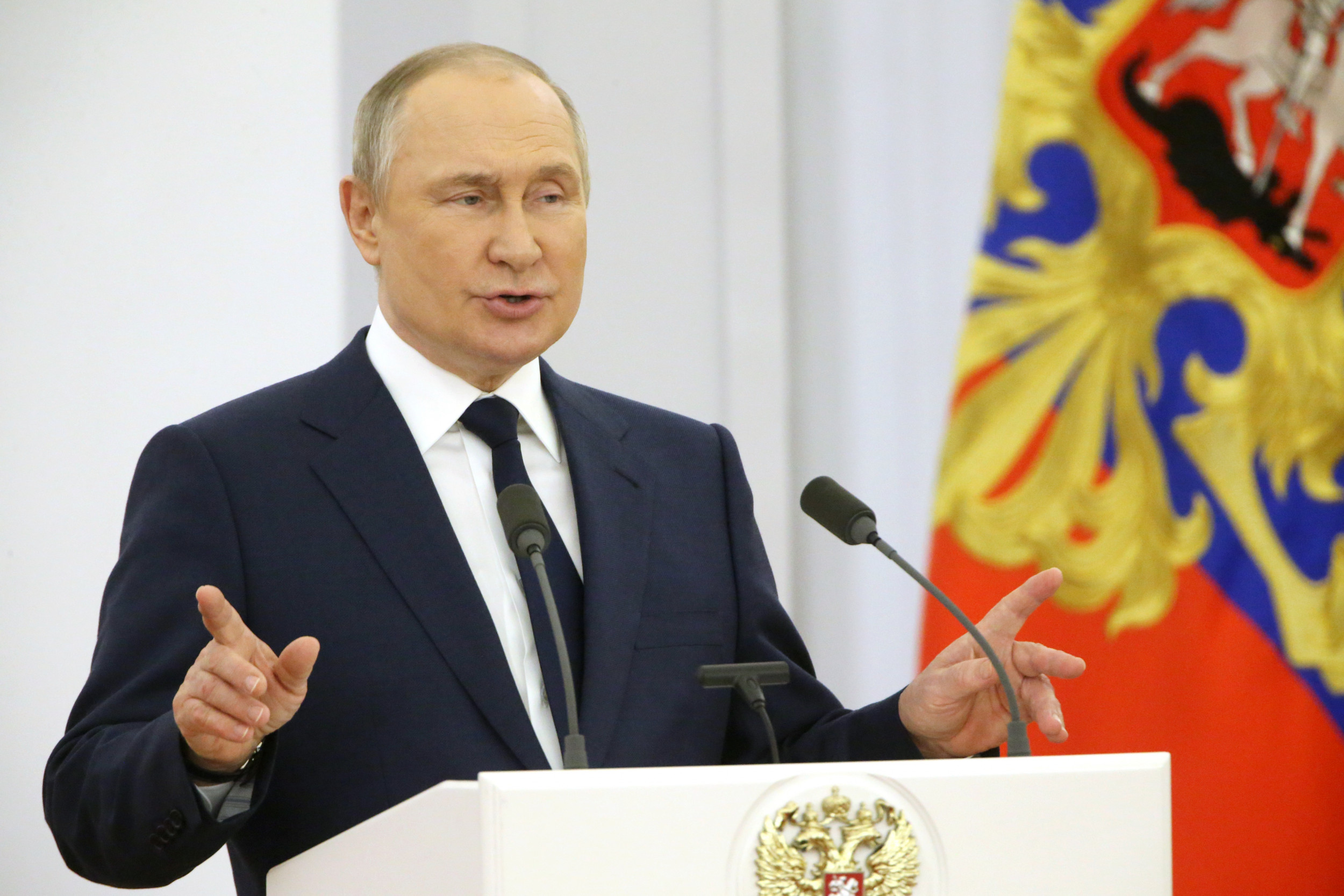 Putin's Grip on Russia Could Tighten if He Declares War on Ukraine