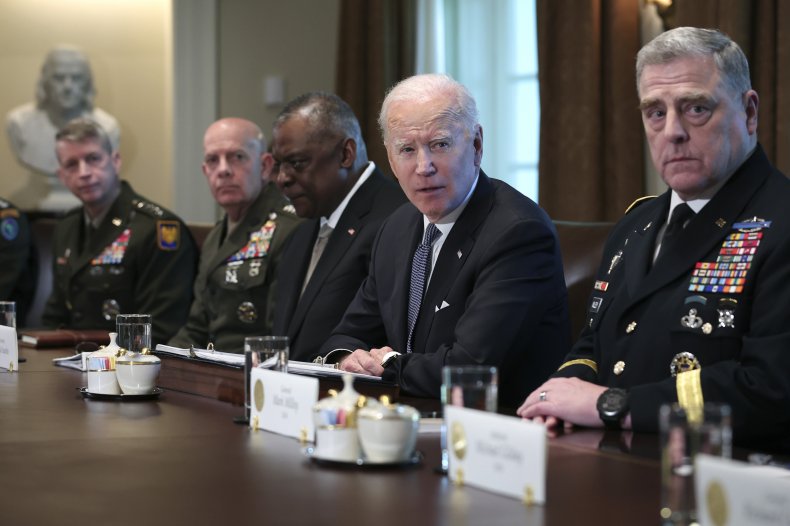 President Biden Meets With Top Defense Advisors