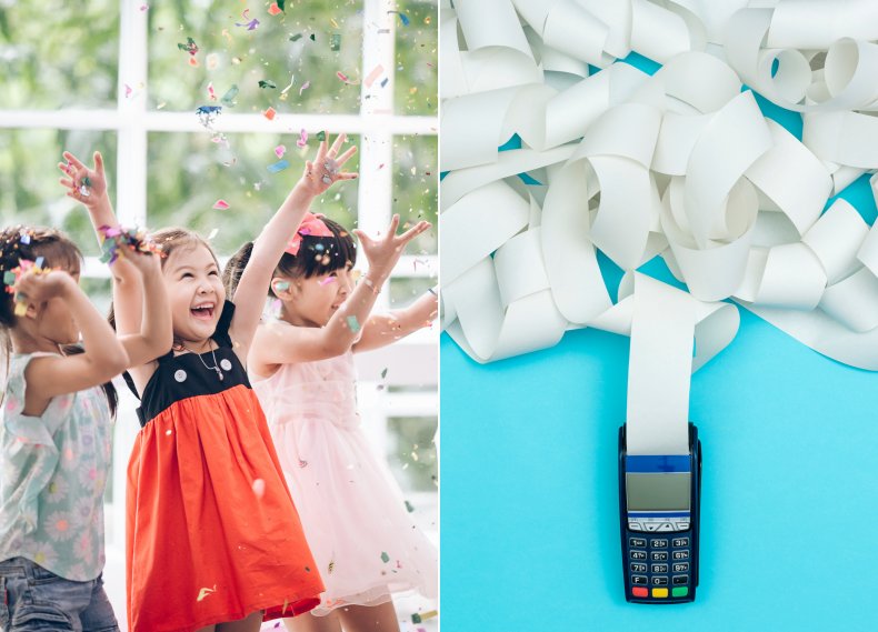 Children's party and expenses