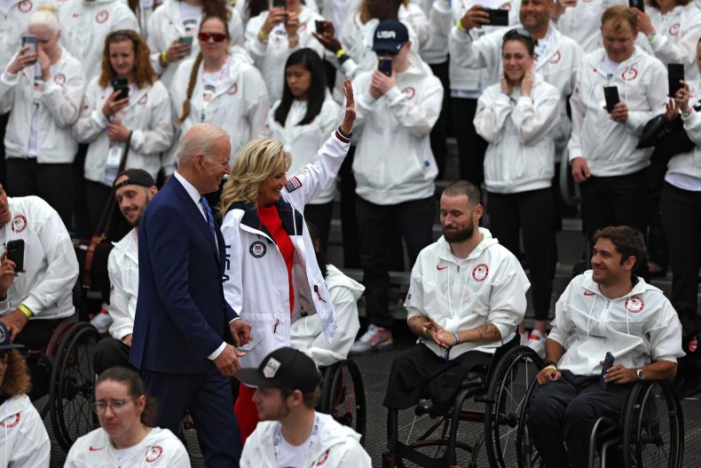 Joe Biden Jill Biden Team USA