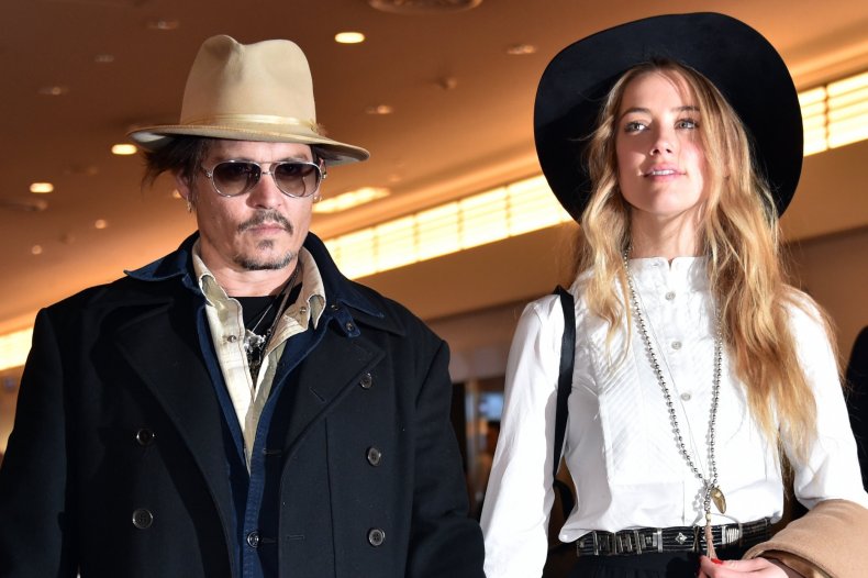 Amber Heard and Johnny Depp