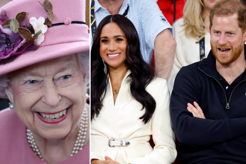 Queen Lilibet Diana Sussexes Jubilee Visit