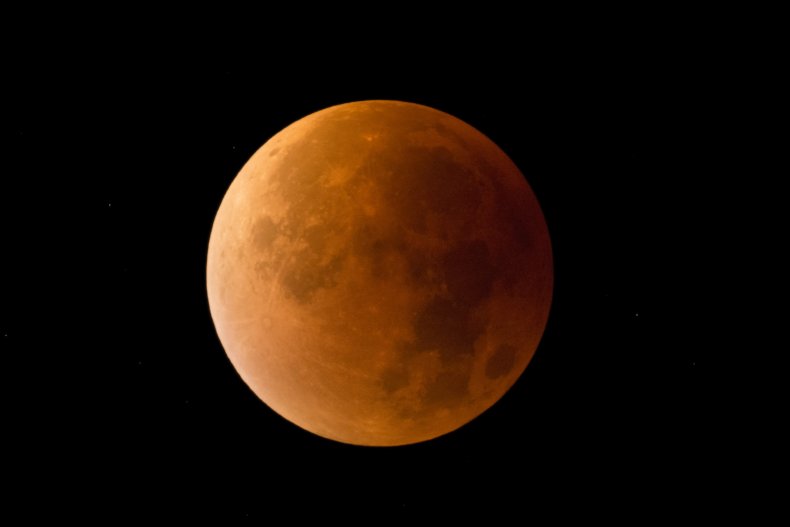 A total lunar eclipse
