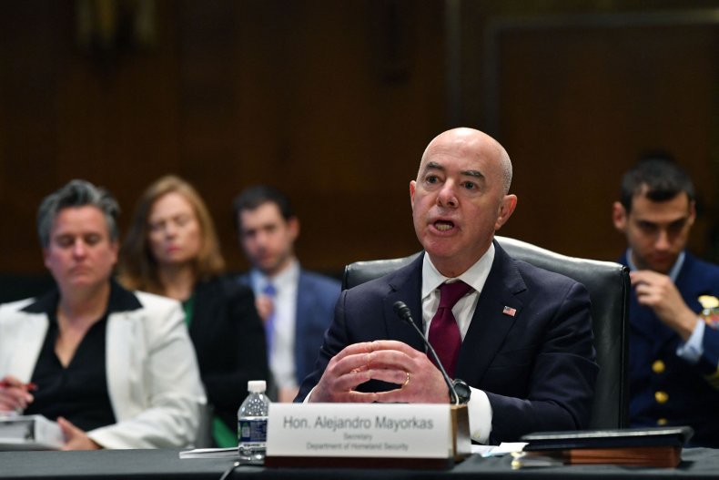 US Homeland Security Secretary Alejandro Mayorkas