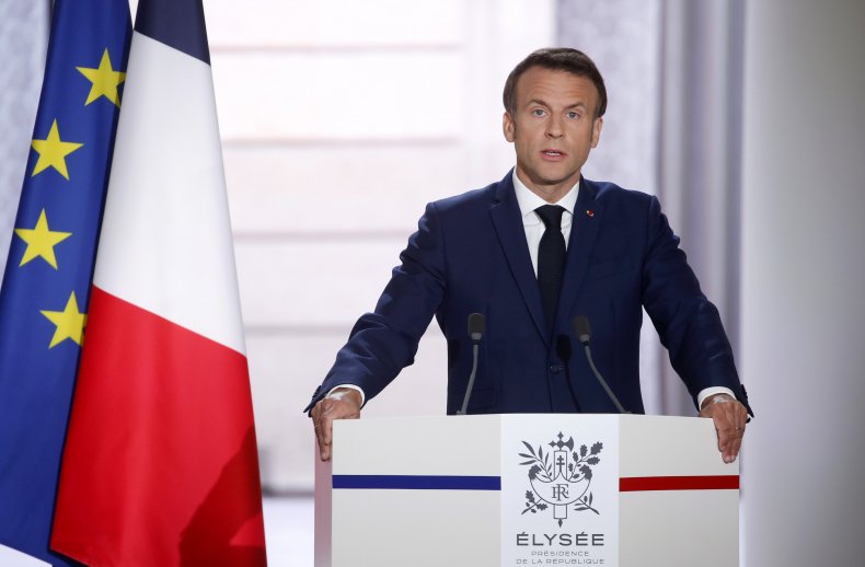Macron Delivers a Speech at His Swearing-In