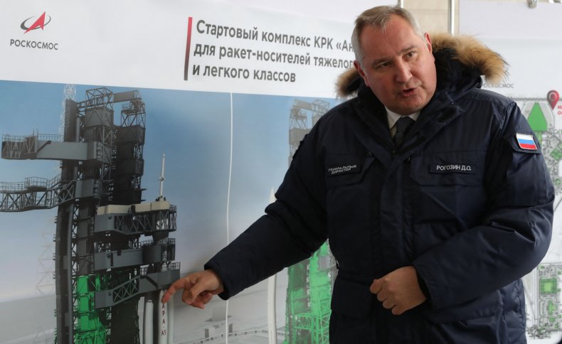Roscosmos chief Dmitry Rogozin 