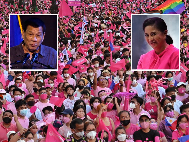 Voters Rally in Philippines