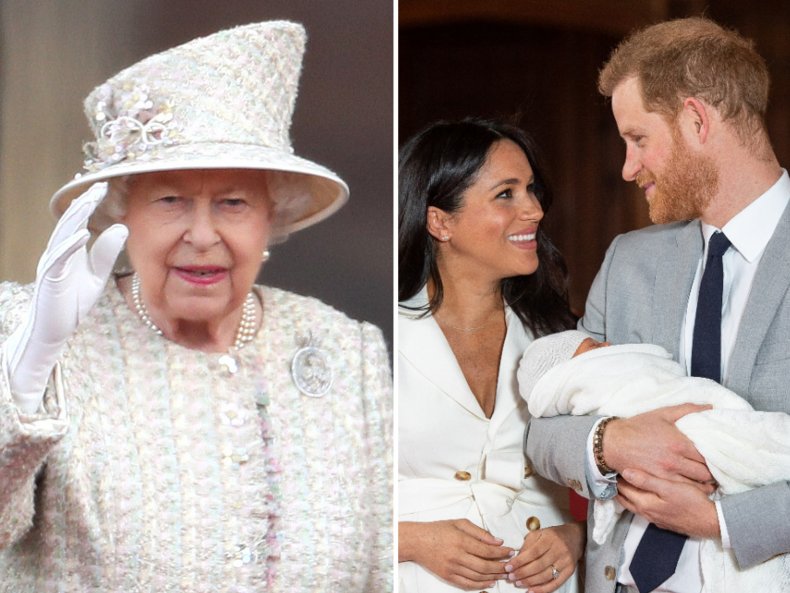 Queen Harry Meghan Great Grandchildren Jubilee