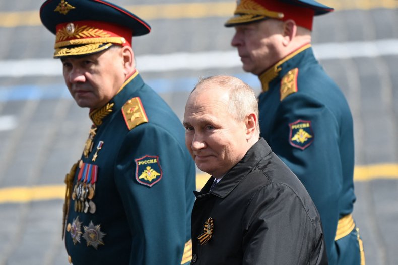 Vladimir Putin at Victory Day