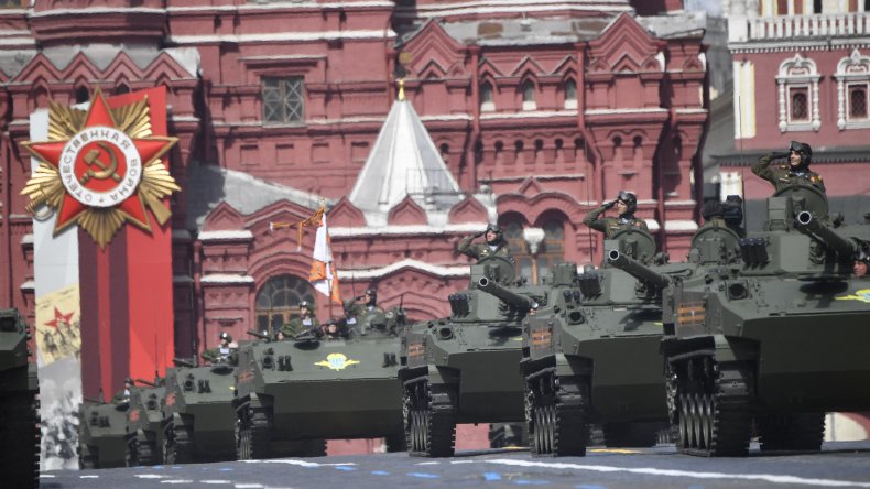 Russian tanks Victory Day